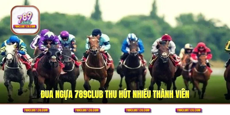 Đua ngựa 789CLUB thu hút nhiều thành viên